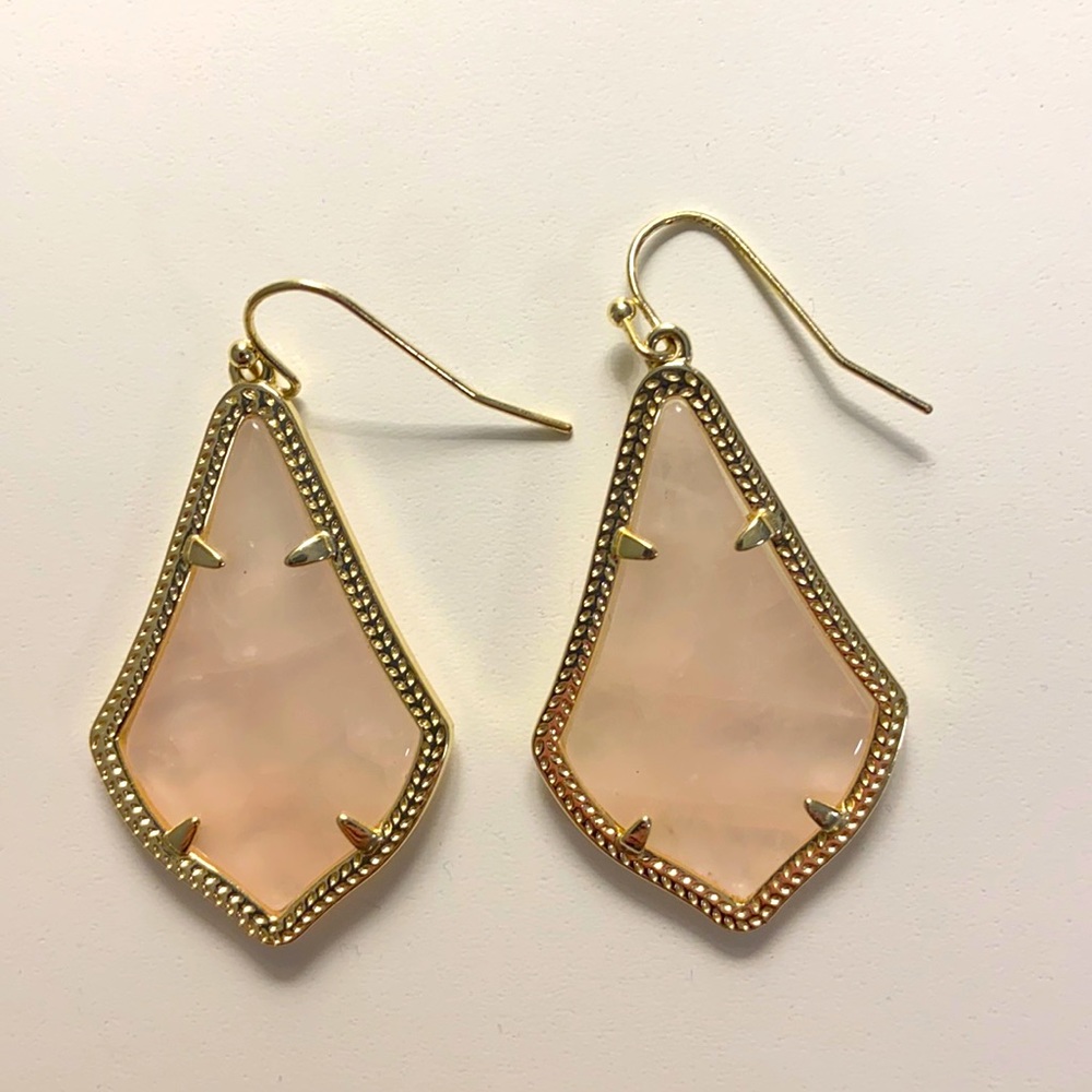 Light Pink Dangle Earrings